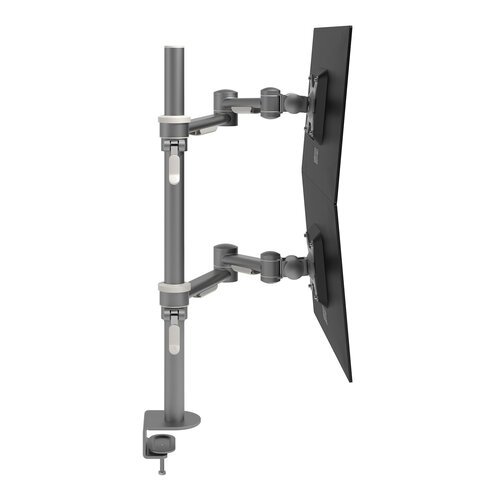 Dataflex Viewmate 682 Monitorarm voor 2 Schermen Boven Elkaar – Zilver Dataflex Viewmate 682 Monitorarm voor 2 Schermen Boven Elkaar – Zilver
