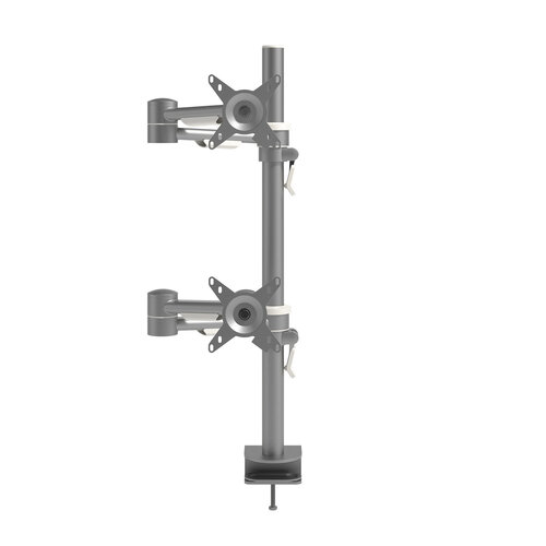 Dataflex Viewmate 682 Monitorarm voor 2 Schermen Boven Elkaar – Zilver Dataflex Viewmate 682 Monitorarm voor 2 Schermen Boven Elkaar – Zilver
