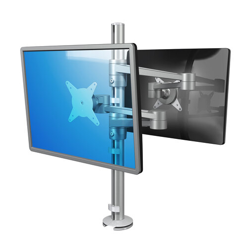 Dataflex Monitorarm Viewlite 142 Zilvergrijs – Voor 2 schermen tot 32 inch, onafhankelijk verstelbaar en maximaal 8 kg per scherm Dataflex Monitorarm Viewlite 142 Zilvergrijs – Voor 2 schermen tot 32 inch, onafhankelijk verstelbaar en maximaal 8 kg per scherm
