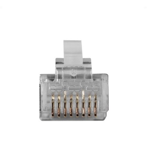 Shielded male CAT6 RJ45 connector voor soepele en massieve Cat 6 kabel