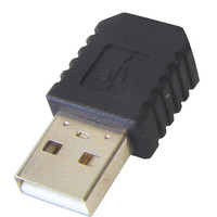 USB A male - Mini USB 5 polig female