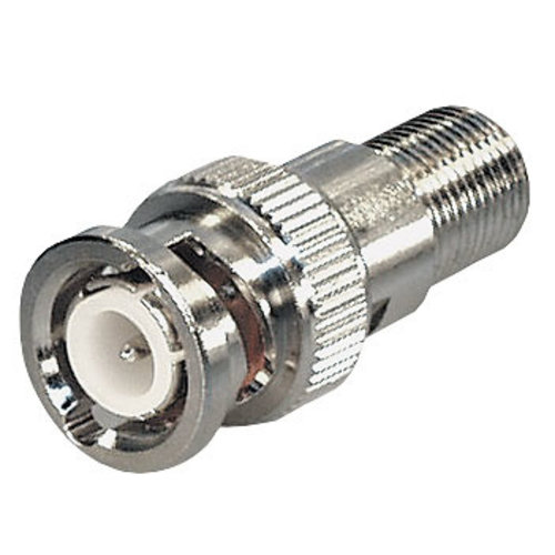 Bulk BNC male - F-Connector female adapter