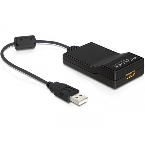 DeLock Delock USB 2.0 naar HDMI met audio omvormer