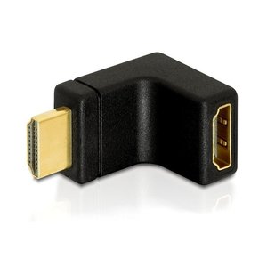 DeLock HDMI A female - HDMI A male 90° adapter