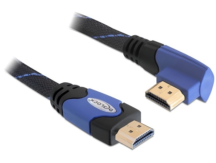 Delock Cable High Speed HDMI met (links) - Kabels en