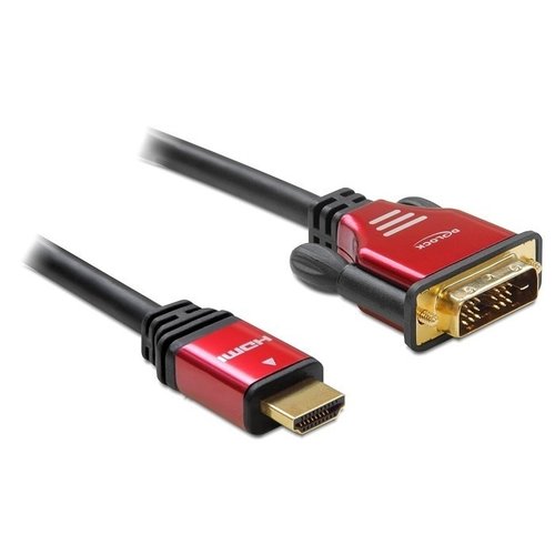 DeLock HDMI-DVI (18+1) Kabel -3.0 meter