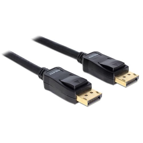DeLock DeLock DisplayPort 1.2 kabel (20 pins, 4K @ 60Hz)-5.0 meter DeLock DeLock DisplayPort 1.2 kabel (20 pins, 4K @ 60Hz)-5.0 meter