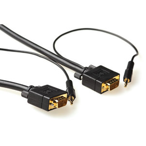 Bulk Ultra High performance VGA + Audio male-male-25 meter