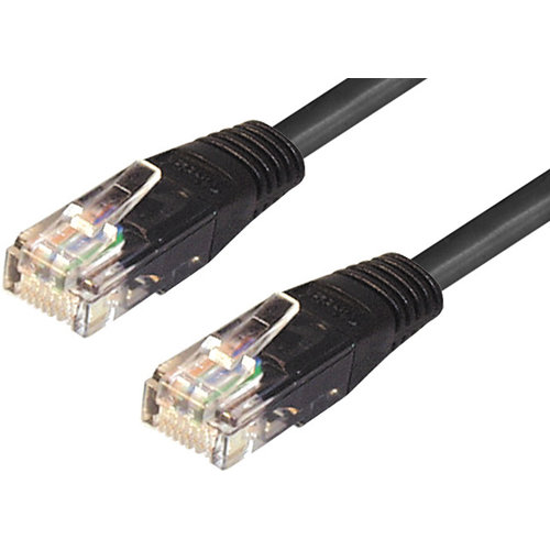 KEM Cat 6 UTP kabel 0.5 meter Zwart KEM Cat 6 UTP kabel 0.5 meter Zwart