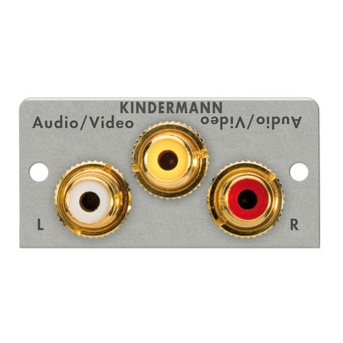 Kindermann Kindermann - Composiet Video + Audio soldeer module-50 x 50 mm