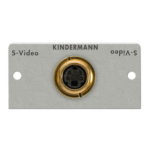 Kindermann Kindermann S-Video kabel+plug module (4 pin Mini-Din)-50 x 50 mm