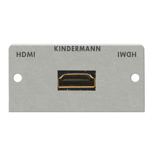 Kindermann Kindermann - HDMI met Ethernet kabel+plug module-50 x 50 mm