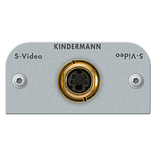 Kindermann Kindermann - S-Video (S-VHS) - 2x BNC kabel+plug module-54 x 54 mm
