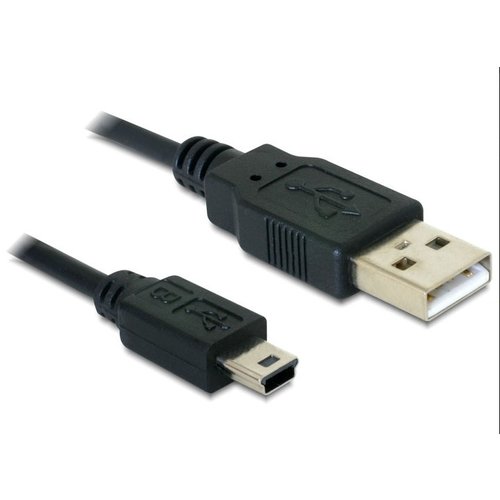 DeLock USB A - USB Mini B5 kabel - 1.5 meter