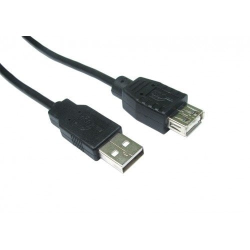 KEM High Quality USB A male - USB A female (2.0) verlengkabel-1.0 meter