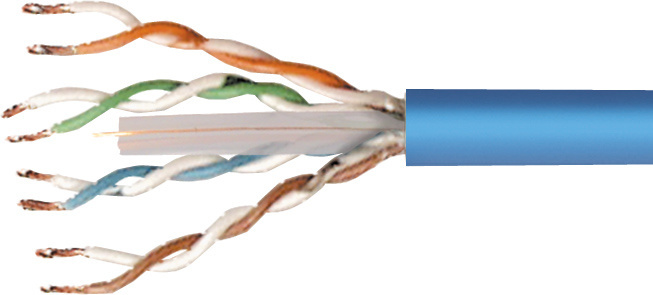 Geniet verkoper Arrangement KEM Cat 6 soepele UTP kabel op rol van 100 meter, diverse kleuren en voor  onder de € 50,- - Kabels en Meer