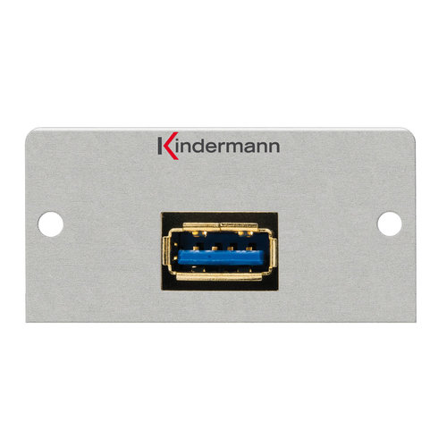 Kindermann Kindermann - USB 3.0 kabel + plug module-50 x 50 mm