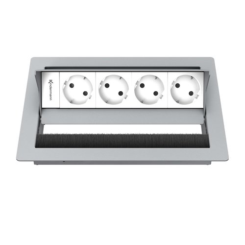 Kindermann CablePort standard² - 4x Stroom - RAL9006