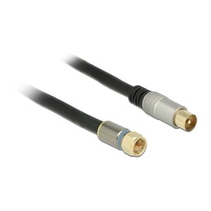 DeLock Premium F-Connector naar Coax male kabel-7.5 meter