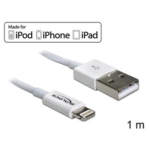 DeLock iPhone / iPad / iPod USB data -en laad kabel