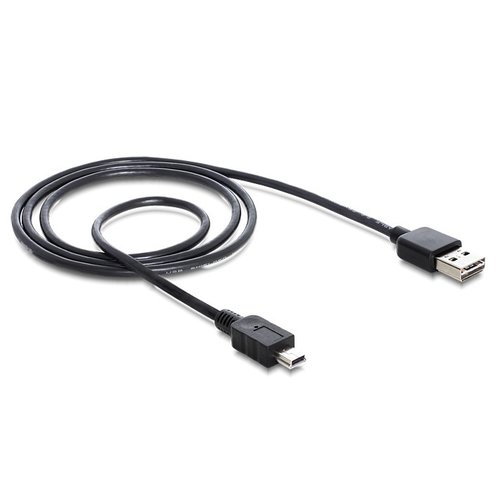 DeLock Easy USB A male - Mini USB B5 male kabel - 1.0 meter