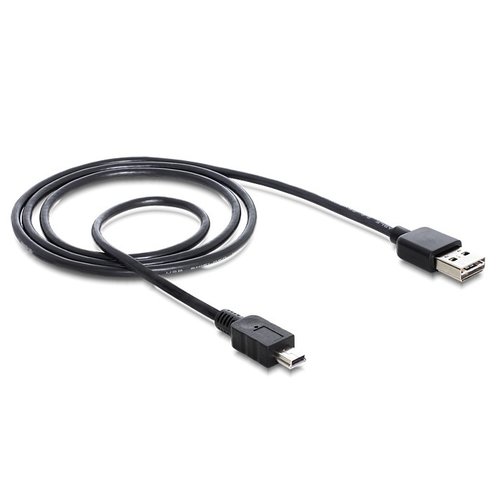 DeLock Easy USB A male - Mini USB B5 male kabel - 5.0 meter