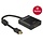 DeLock Actieve Mini DisplayPort 1.2 - HDMI adapterkabel-Zwart