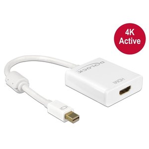 DeLock Mini DP 1.2 - HDMI adapter - Wit