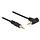 DeLock 3.5mm male - 3.5mm haakse male kabel-0.5 meter