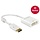 DeLock DisplayPort 1.2 male - DVI female adapter 4K (Active)-Wit