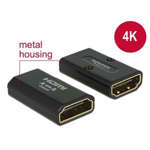 DeLock HDMI koppel adapter metaal (4K)
