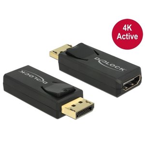 DeLock DP 1.2 - HDMI female adapter (4K)