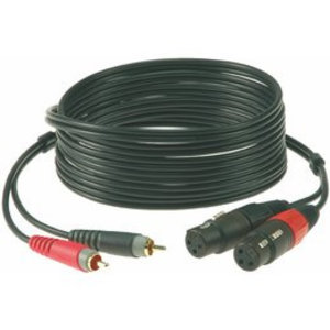 Klotz AT-CF - Pro Twin kabel -1.0 meter