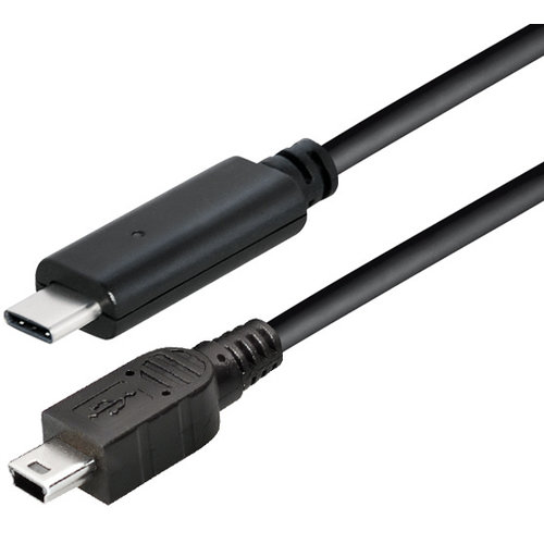 KEM KEM USB-C male - Mini USB-B male kabel (USB 2.0)-1.8 meter