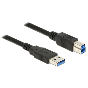 DeLock USB A - USB B kabel - 0.5 meter