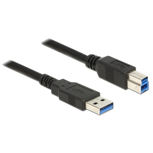 DeLock USB A male - USB B male kabel (USB 3.0) - 3.0 meter