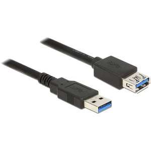 DeLock USB A male - USB A female verlengkabel (USB 3.0)-5.0 meter