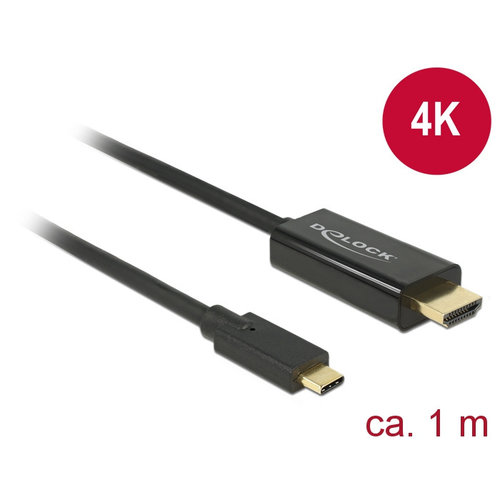 DeLock Delock Kabel USB Type-C™ - HDMI (DP Alt Mode) 4K 30 Hz -1.0 meter