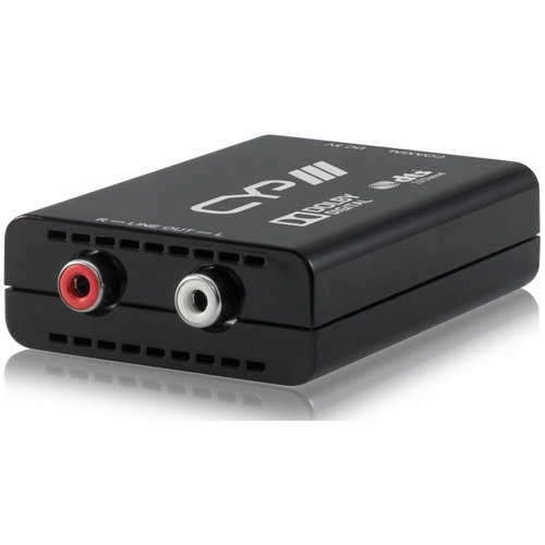 CYP CYP Digital Coax - Analoog Audio converter met Dolby® Digital & DTS® 2.0 Decoder