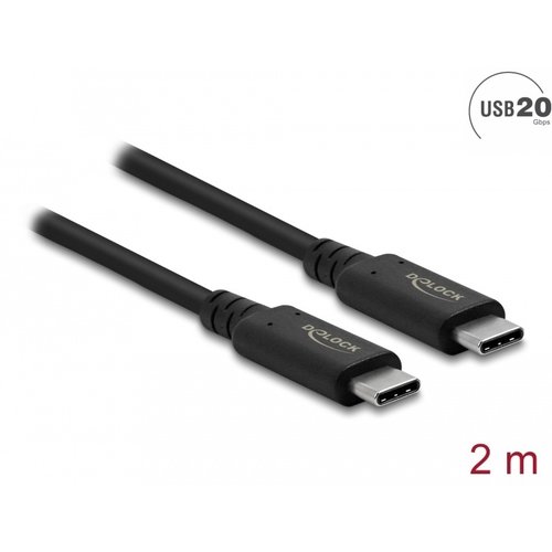 DeLock USB C- USB C kabel - USB4™ 2.0 meter