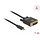 DeLock USB Type-C™ male - DVI-D 24+1 male kabel (DP Alt Mode) 4K @30 Hz - 1.0 meter