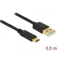 USB A - USB C kabel - 0.5 meter