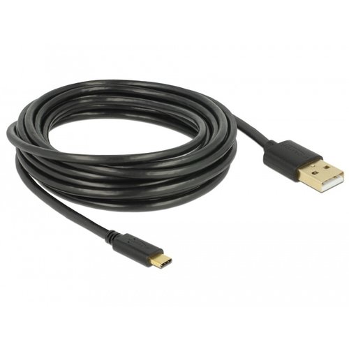 DeLock USB A - USB Type C kabel - 4.0 meter (USB 2.0)