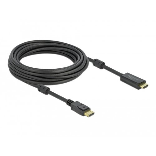 DeLock Actieve DisplayPort 1.2 naar HDMI kabel - 10 meter