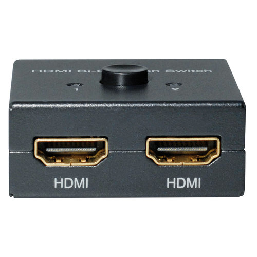 MaxTrack Bi-Directionele 2 Poorts - HDMI Splitter of HDMI Switch  (4K