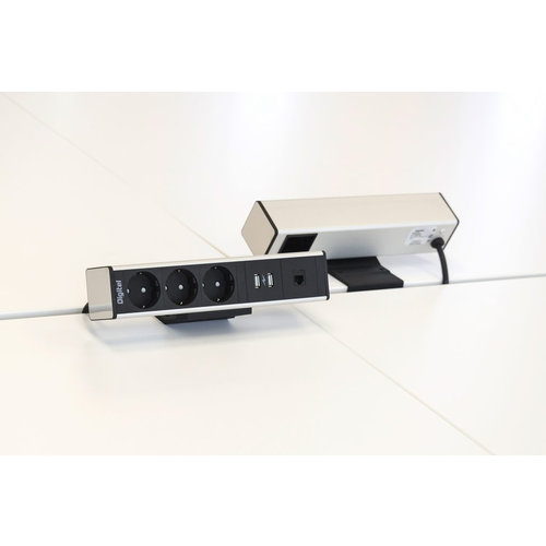 Digitel Digitel Desk Up Module – 4-voudig - 2x Stroom, 1x USB-Lader, 1x Leeg