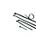 ACT Tie wraps zwart 100x2,5 mm - Zak 100 st.