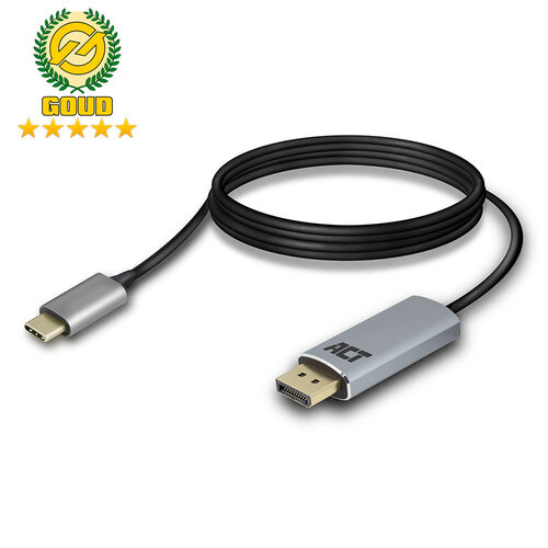 USB-C - DisplayPort kabel - 1.8 meter (4K@60Hz)