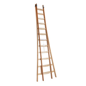 Houten tweedelige reformladder