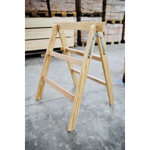 Set houten schragen